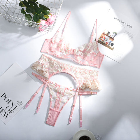 Cherry Blossoms Lingerie Set